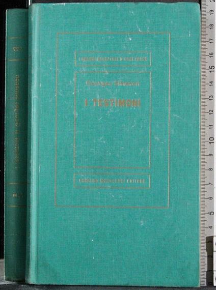 I testimoni - Georges Simenon - copertina