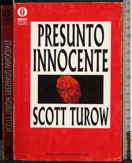 Presunto innocente - Scott Turow - copertina