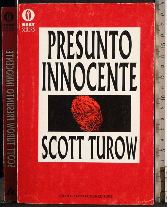 Presunto innocente - Scott Turow - copertina