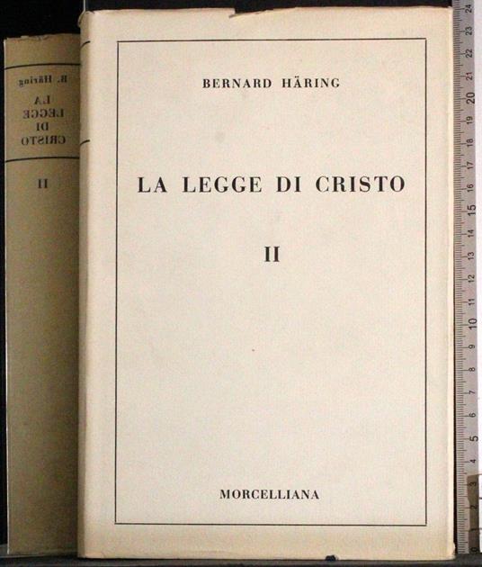 legge di Cristo. Vol 2 - Bernhard Häring - copertina