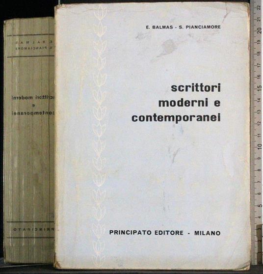 Scrittori moderni e contemporanei - copertina