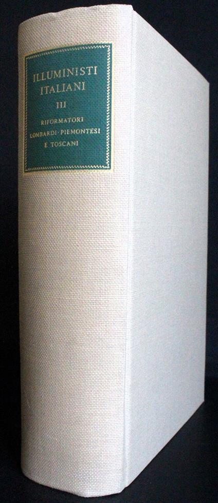 Illuministi italiani Vol 3 - copertina
