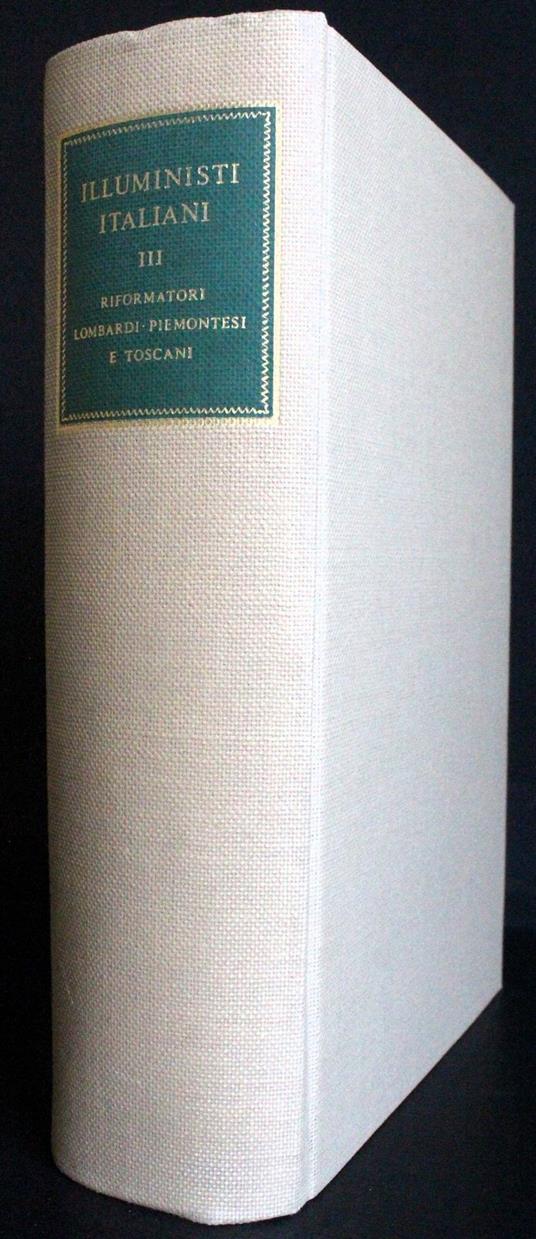 Illuministi italiani Vol 3 - copertina