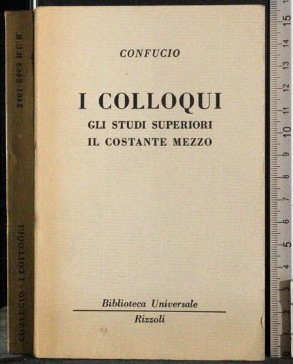 I colloqui - Confucio - copertina