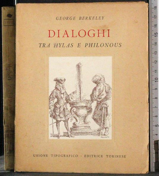 Dialoghi tra Hylas e Philonous - George Berkeley - copertina