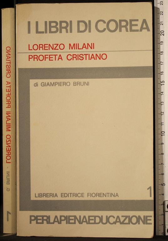 Lorenzo Milani. Profeta cristiano - Giampiero Bruni - copertina