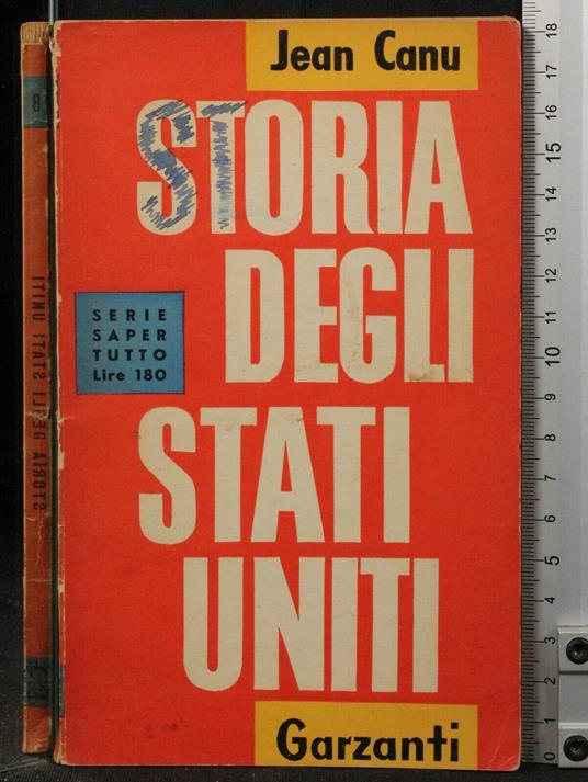 Storia Degli Stati Uniti - Jean Canu - copertina