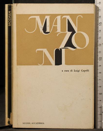 Manzoni - Luigi Capelli - copertina