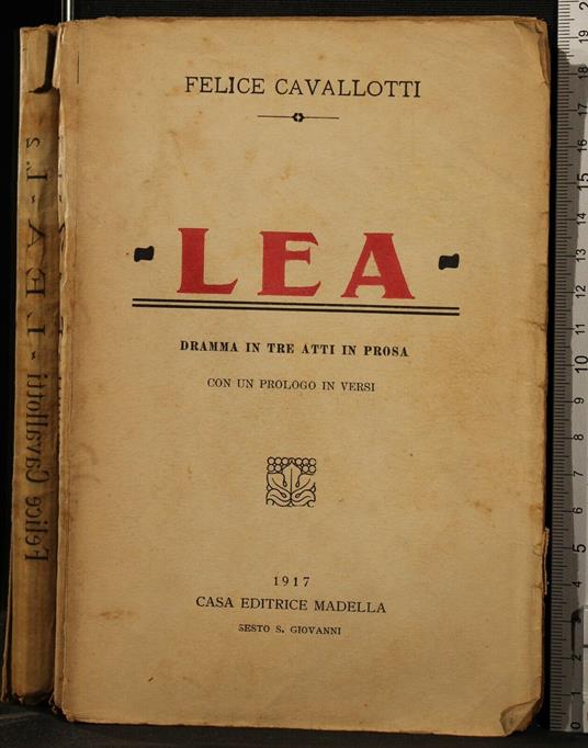 Lea - Felice Cavallotti - copertina