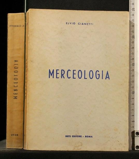 Merceologia - Elvio Cianetti - copertina