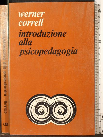 Introduzione alla psicopedagogia - Werner Correll - copertina