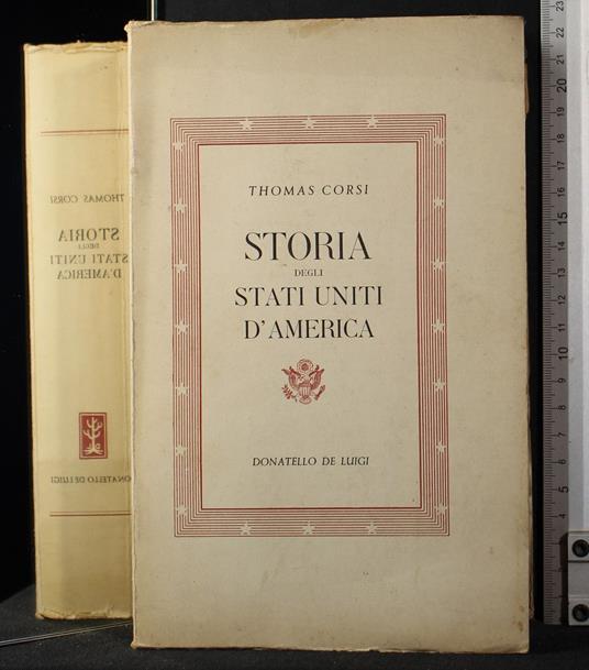 Storia degli Stati Uniti d'America - Thomas Corsi - copertina