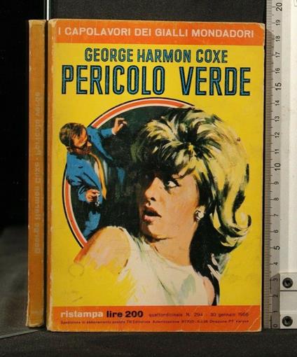 Pericolo Verde - George Harmon Coxe - copertina