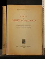 Corso di Diritto Canonico Vol 1 Introduzione Sistematica Al
