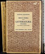 Breve storia della letteratua italiana
