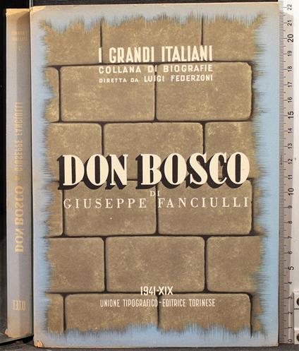 Don Bosco - Giuseppe Fanciulli - copertina