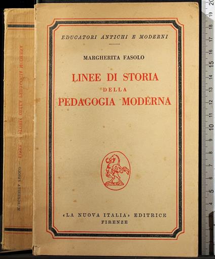 Linee di Storia della peddagogia moderna - Margherita Fasolo - copertina