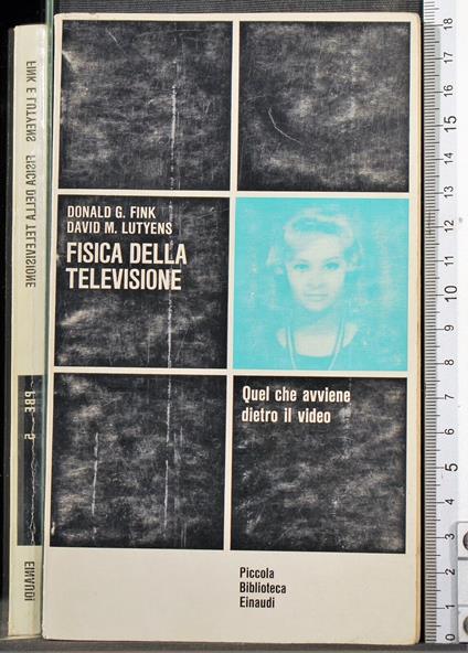 Fisica della televisione - Donald Fink - copertina