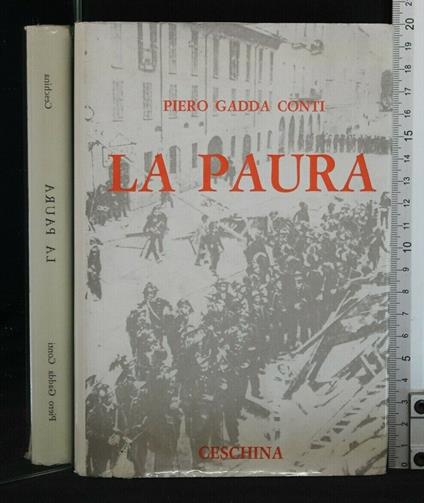 La Paura - Piero Gadda Conti - copertina