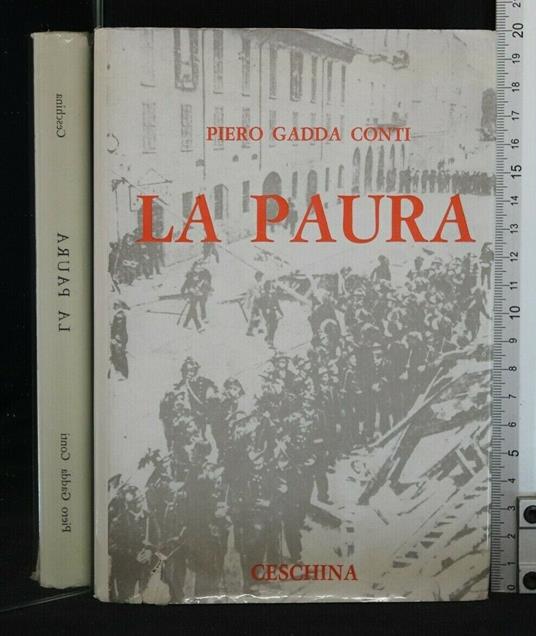 La Paura - Piero Gadda Conti - copertina