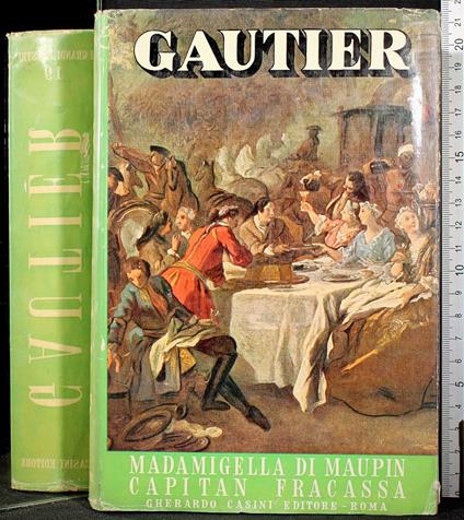 Madamigella di Maupin, Capitan Fracassa - Gautier - copertina