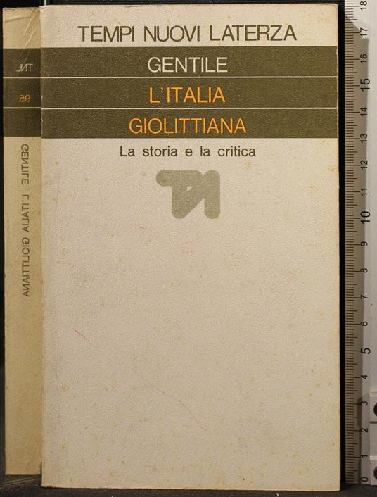 L' Italia Giolittiana - Gentile - copertina