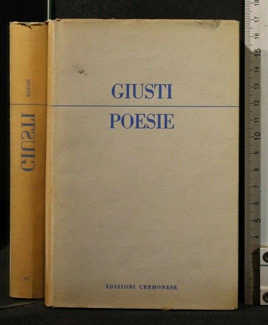 Poesie - Giusti - copertina