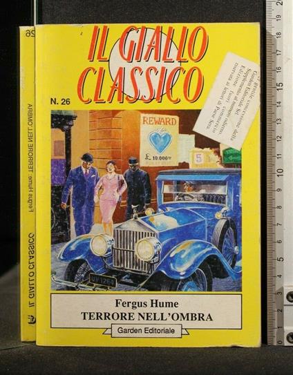 Terrore Nell'Ombra - Fergus Hume - copertina
