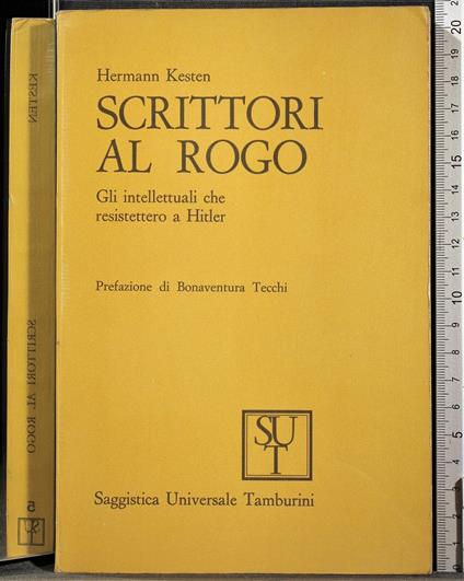 Scrittori al rogo - Hermann Kesten - copertina