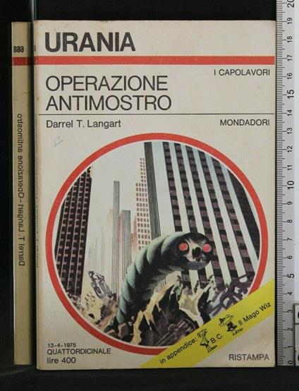 Operazione Antimostro - Darrel T. Langart - copertina