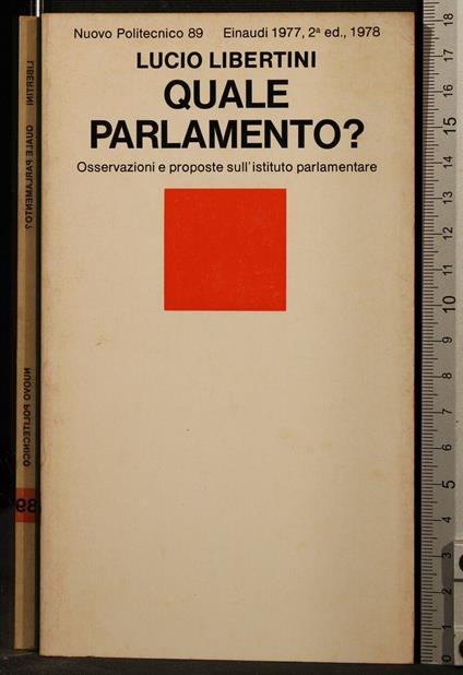 Quale - Lucio Libertini - copertina