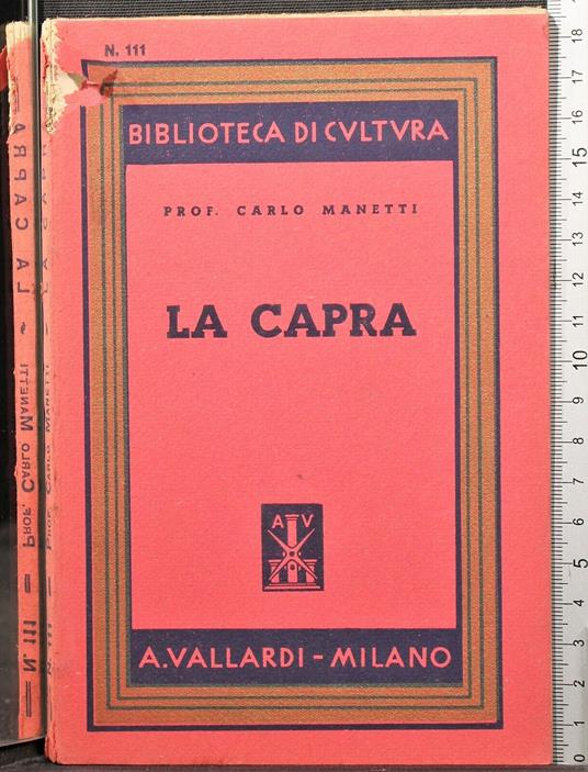La capra - Carlo Manetti - copertina