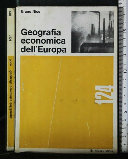 Geografia Ecnomica Dell'Europa - Bruno Nice - copertina