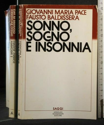 Sonno, Sogno e Insonnia - Giovanni Maria Pace - copertina
