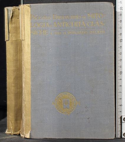 Piccolo dizionario di mitologia e antichità. - Palazzi - copertina
