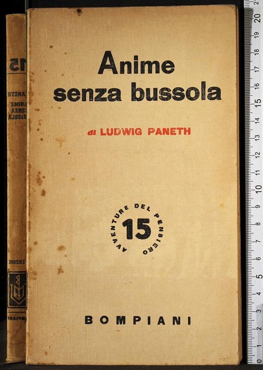 Anime senza bussola - Ludwig Paneth - copertina