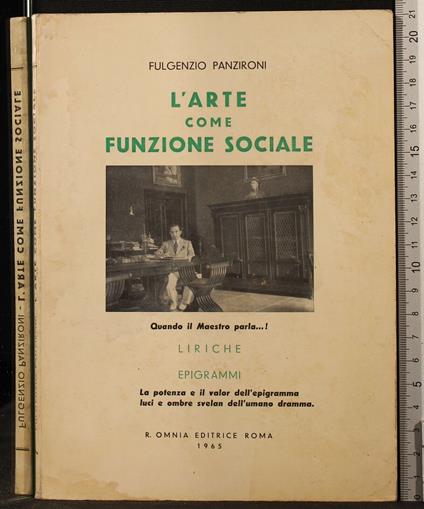 L' Arte Come Funzione - Fulgenzio Panzironi - copertina