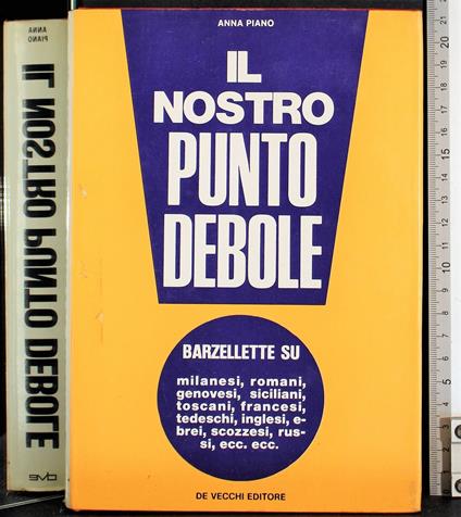 Il nostro punto debole - Anna Piano - copertina