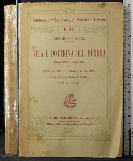 Vita e dottrina del Buddha - Riccardo Pischel - copertina