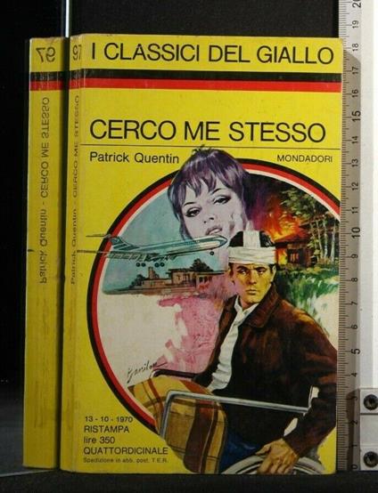 Cerco Me Stesso - Patrick Quentin - copertina