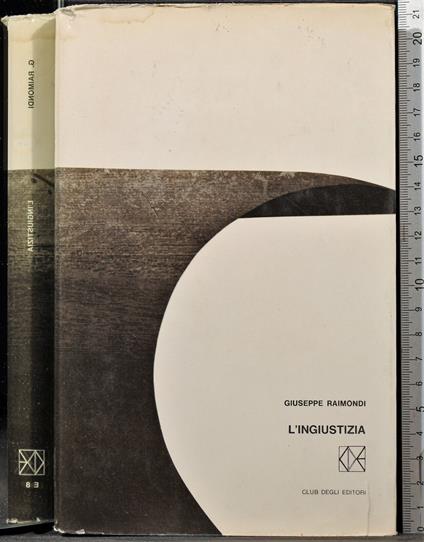 L' ingiustizia - Giuseppe Raimondi - copertina