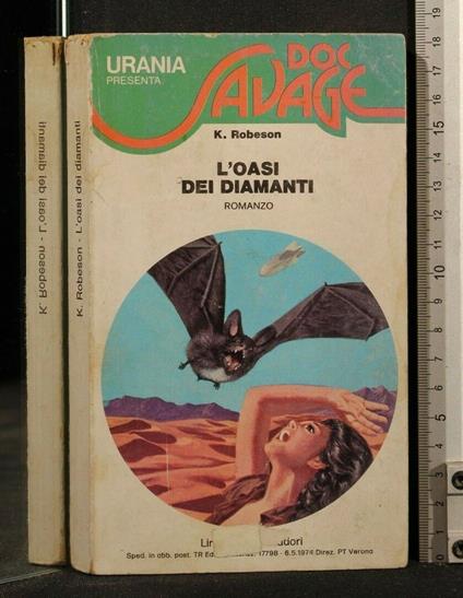 Doc Savage L'Oasi Dei Diamanti - Kenneth Robeson - copertina