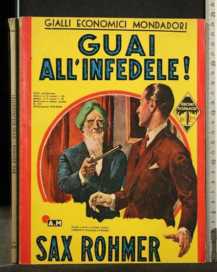 Guai All'Infedele! - Sax Rohmer - copertina