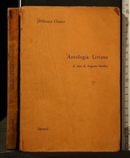 Antologia Liviana - Augusto Serafini - copertina