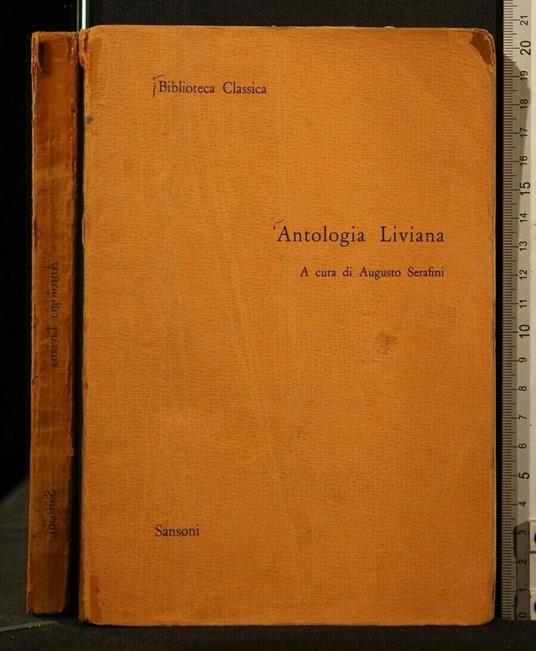 Antologia Liviana - Augusto Serafini - copertina