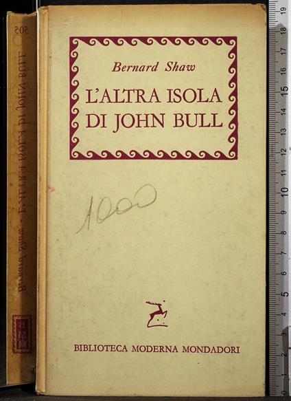 L' altra isola di John Bull - Bernard Shaw - copertina