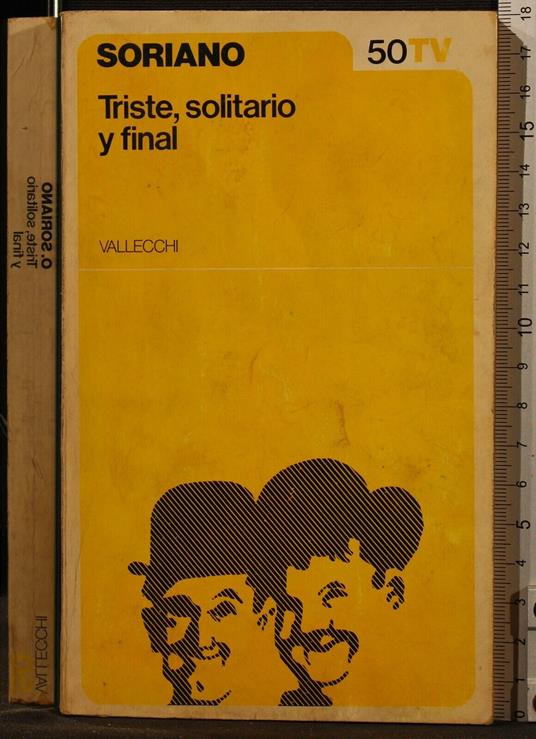 Triste, Solitario Y Final - Soriano - copertina