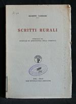 Scritti Rurali Pubblicati Nel Giornale di Agricoltura Della
