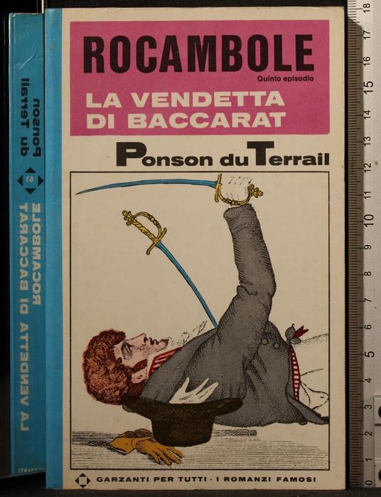 Rocambole. V. La vendetta di baccarat - Ponson du Terrail - copertina
