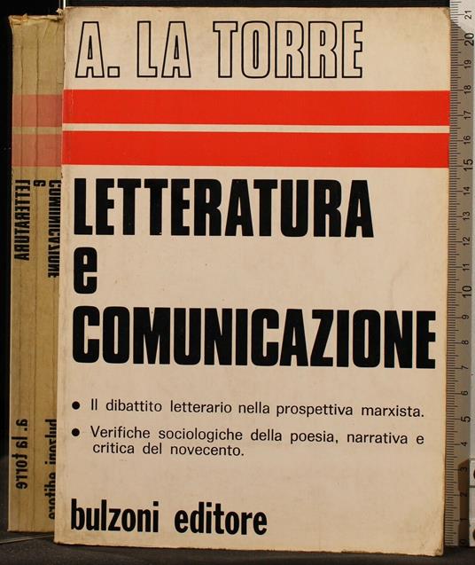 Letteratura e Comunicazione - Torre - copertina